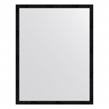 EvoForm mirror in the baguette frame, 32 mm, 69x89 cm, color black dunes
