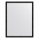 EvoForm mirror in the baguette frame, 32 mm, 69x89 cm, color black dunes
