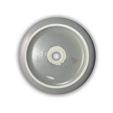 Haller shell Comforty 114mh, round, light-gray matte color-4