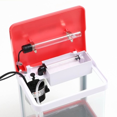 The Seastar HX-180F Aquarium includes: LED lamp, filter, 3.5 l, red-4