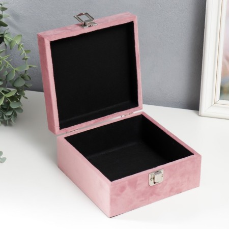 Casket tree "Pink flaming-color" velvet pink 10x16x16 cm-2