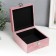 Casket tree "Pink flaming-color" velvet pink 10x16x16 cm