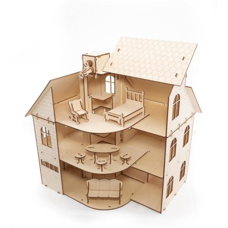 Pollutant Model 3D "Puppet House with an elevator"-8