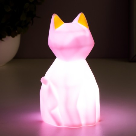 Night Kitten LED from batteries mix 6x7x11.5 cm Risalux-3