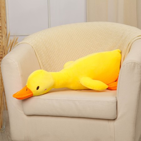 Soft toy "goose", 80 cm, yellow color