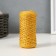 Knitting cord 100% polyester with a lurex 1 mm cylinder, 75 ± 10g, 200m, 08-yellow+gold