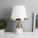 Table lamp "Jean" 1x40W E27 white/bronze 25x25x40cm