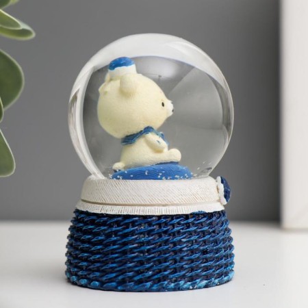 Souvenir Polystone Water Ball Light "Bear-Bullet" Mix D = 4.5 cm-3
