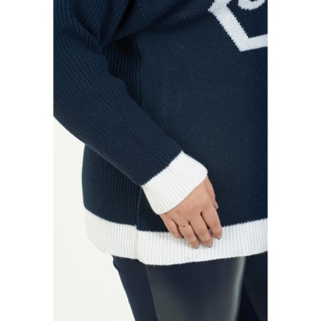 Female jumper, size 52, blue color-3