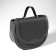Handle for a bag, 2 fasteners for a puncture, 22 × 3 × 0.4 cm, black/silver color