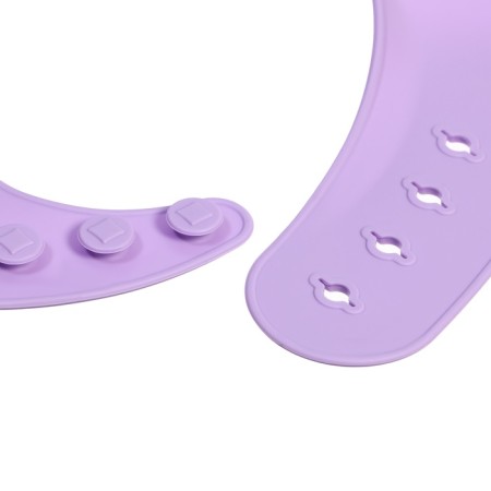 Set for feeding, food silicone, lilac color-11