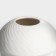 Vase for flowers decorative "Julia" color white 22 x 14 x 14 cm