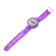 Watch of washing electronic, children's "pea", silicone strap, L-22 cm, purple