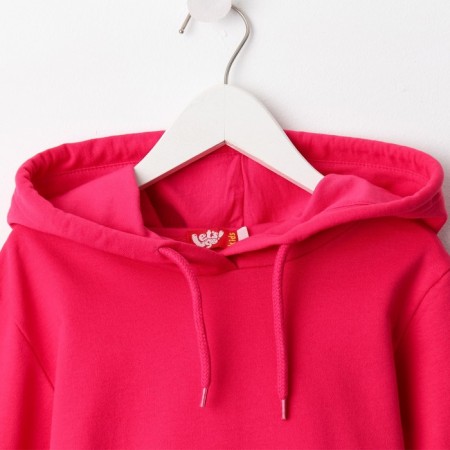 Sweatshirt for girls, color Bubble-guum, height 122 cm-1