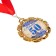 Jubilee medal with the ribbon "50 years. Blue", d = 70 mm