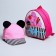 Children's set "Mouse", backpack 21x25 cm, cap rr. 52-54 cm