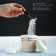 Harmatic sugar bowl with a lid of the Golden Filan, 150 ml, white color