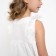 Sleeveless dress Minaku color white, height 104 cm