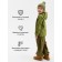 Demi -season windbreaker for Minaku boys from SoftShell on fleece, waterproof, olive, height 98 cm