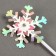 Set for decorating the Snowflake cake, multi -colored, 3 pcs.