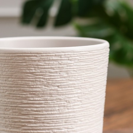 Flower pot "Nest" Platan white №2 1.13 liters-2
