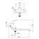 Zipponi Omega bathtub mixer, 1-bonded with a divertor, pour 350 mm, with manual watering can