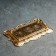 Serving tray on the legs "Ornament", 25 × 15 cm, gold color