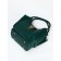 Bag Female Tout with zipper, dark green color