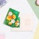Birthday card!" roses on a green background, 12.5x19.5 cm