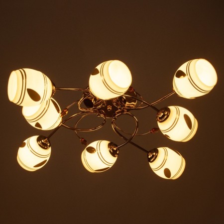 Briana chandelier 8x40W E27 Gold Model: 2800087-2