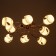 Briana chandelier 8x40W E27 Gold Model: 2800087