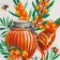 Kitchen towel "Honey" 35x60 cm