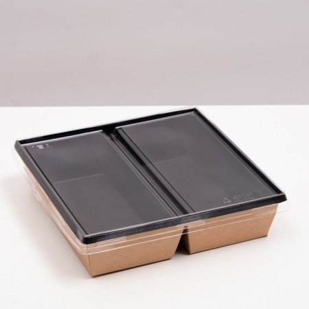Building salad bowl, black, 1.2 l, 20 x 19 x 5.5 cm