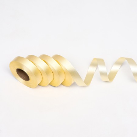 Tape for decor and gifts, champagne, 2 cm x 45 m-2