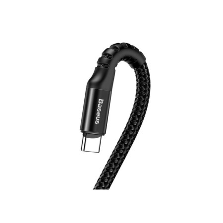 Cable Baseus fish eye, type -C - USB, 2 A, 1 m, black-1