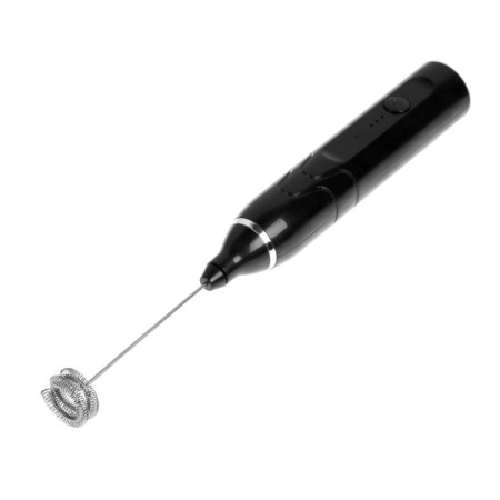 Capuchucker submersible LMR-03, with a nozzle for foaming milk, 3 modes, battery, black-1