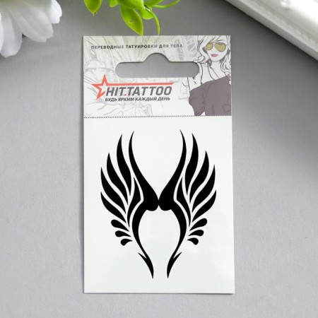 Tattoo on the body "Wings" 5.3x6.3 cm