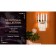 Wall lamp with crystal Ambrella Light, Traditional, Tr5294, E14, Color Pink Gold, Gold