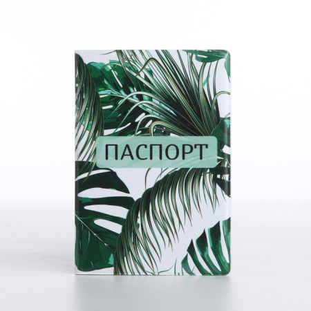 Cover for passport, green color-1