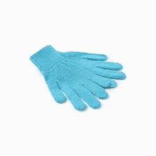 Baby gloves, blue color, river 14