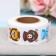 Stickers in the Roll "Friends", 500 pcs, 2.5 x 2.5 cm