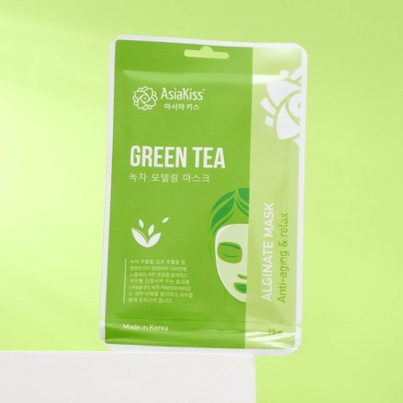 Alginate ASIAKISS mask with green tea extract, 25 g