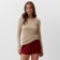 Home Home (longsliv and shorts) KAFTAN "velvet", 44-46, Bordeaux/beige