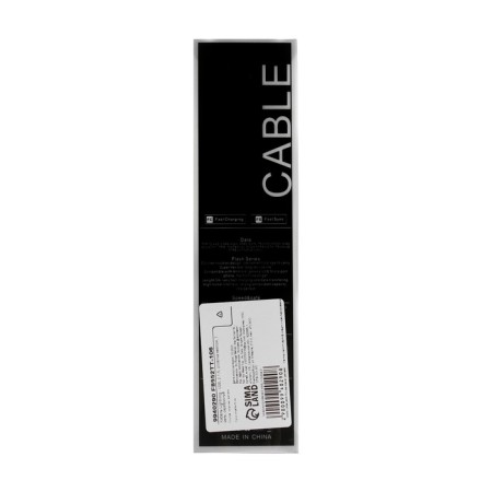 Lightning cable - usb, 2.1 a, nylon braid, 1 meter, silver-5
