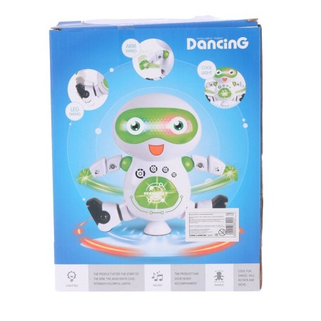 The Robot "Dancer", drives, arbitrary movement, light and sound effects, works from batteries-3