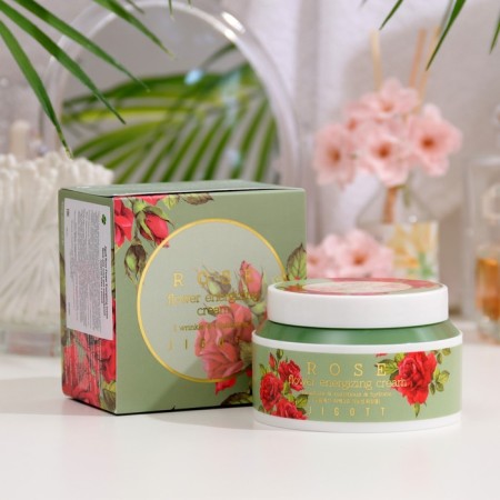 Jigott face cream with Rose Flower Energizing Cream rose extract, 100 ml