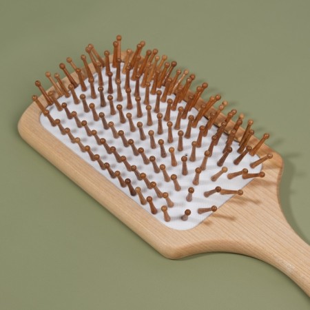 Massage comb, 9 × 24.5 cm, beige color-2