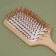 Massage comb, 9 × 24.5 cm, beige color