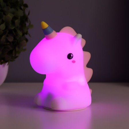 Night-mesh "Unicorn" LED USB AKB White 9.5x13x14.5 cm-9