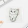 Key keychain wooden "cat" 5 x 6 cm